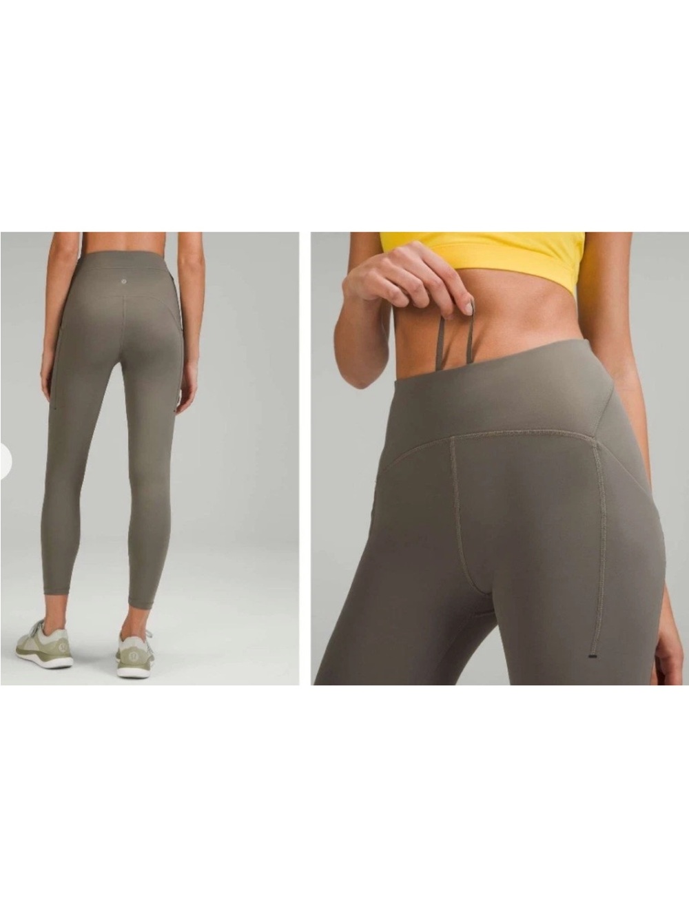 Lululemon Power Thru High Rise Tight 25" Leggings in Rover Size 4